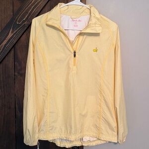 Masters Yellow Checkered lightweight Pullover